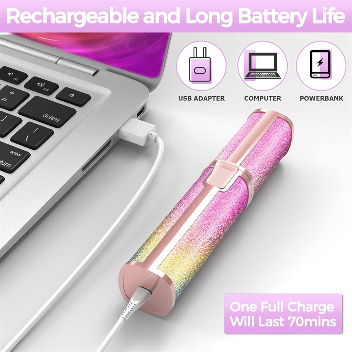 2-in-1 Electric Eyebrow Trimmer and Facial Hair Shaver for Women – Rechargeable Precision Hair Remover